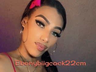 Ebonybiigcock22cm